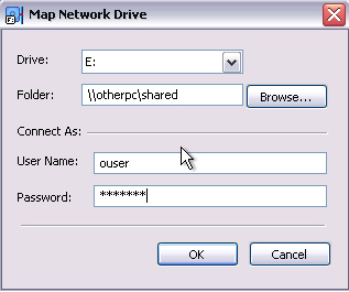 ERD Commander - 
Map Network Drive