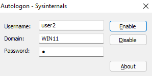 Настройка автоматического входа в Windows с помощью утилиты Autologon от Microsoft Sysinternals